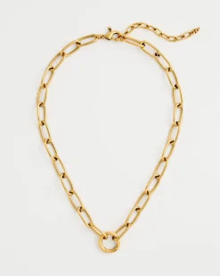 Golden Charm Link Necklace