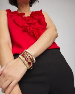 Gold Hinge Bangle