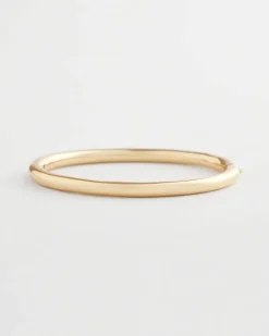 Gold Hinge Bangle
