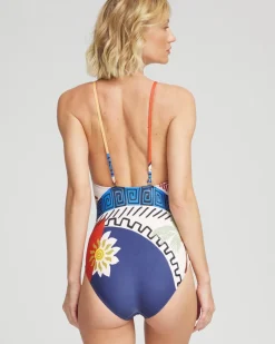 Gottex Positano High-Neck One-Piece Swimsuit