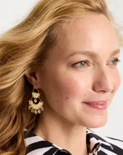 Hammered Chandelier Earrings