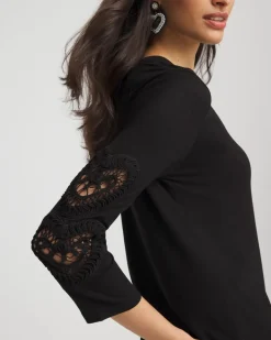 Heart Sleeve Detail Tee
