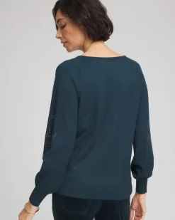Heatset Embroidered Pullover