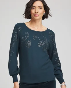 Heatset Embroidered Pullover