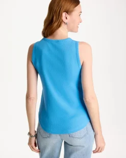 High Neck Rib Tank