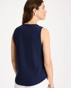 High Neck Rib Tank