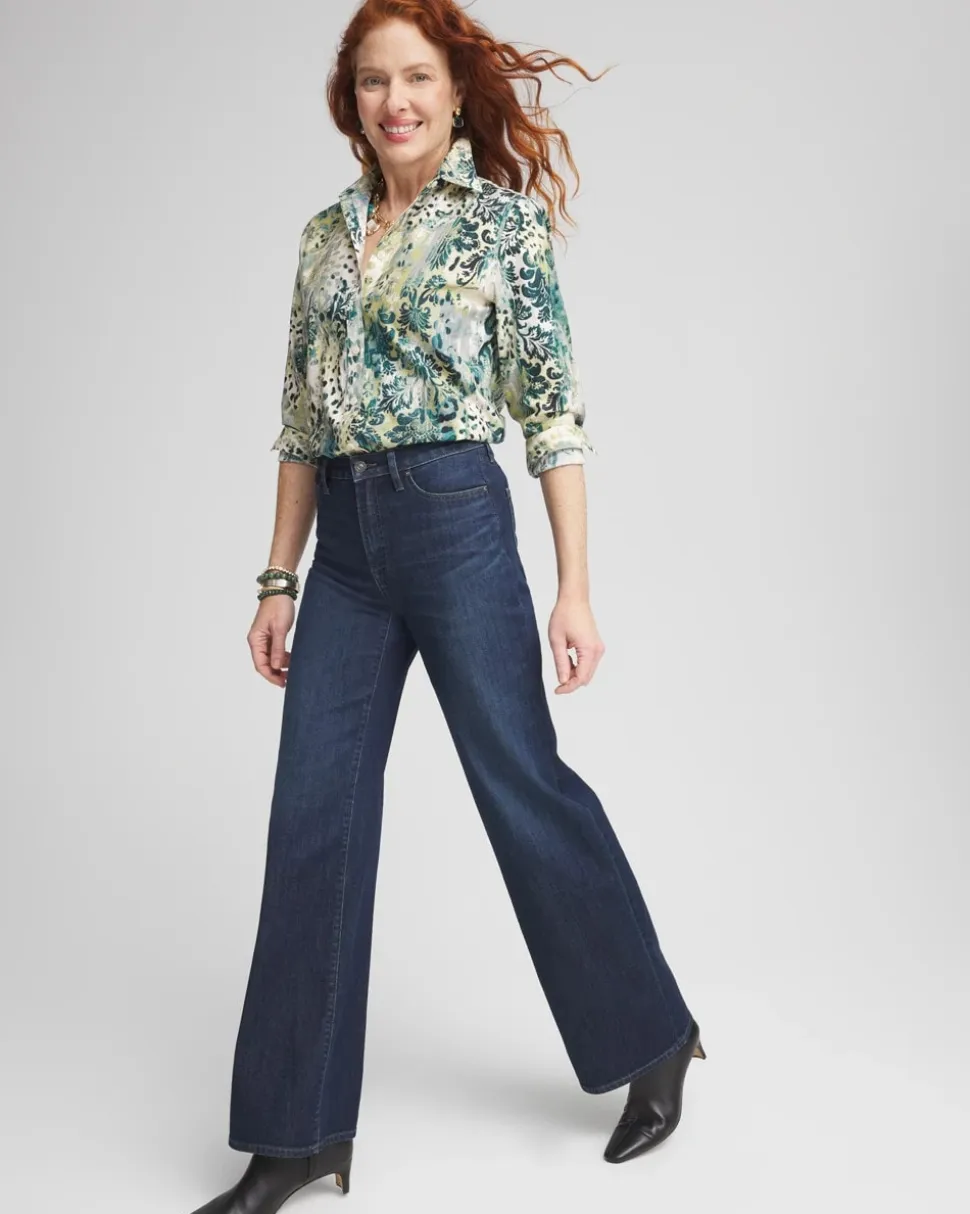 High Rise Wide Leg Jeans