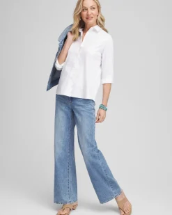 High Rise Wide Leg Jeans