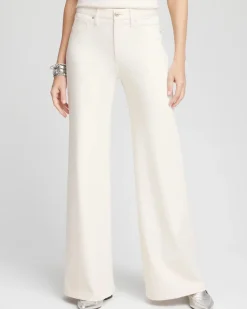 High Rise Wide Leg Ponte Pants