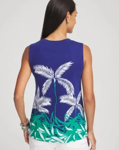Island Sleeveless V-Neck Tank