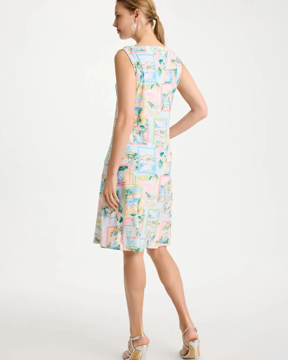 Jersey Knit Positano Shift Dress