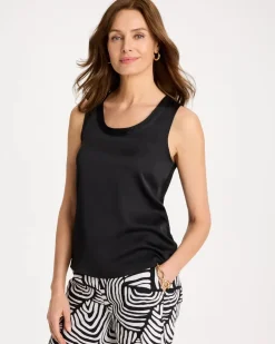 Jersey Satin Tank Top