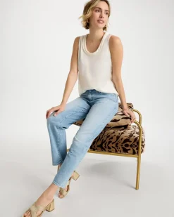 Jersey Satin Tank Top