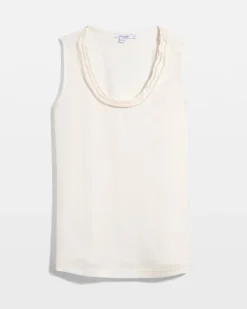 Jersey Satin Tank Top