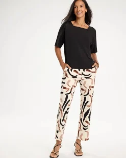 Jersey Satin Trim Elbow Tee