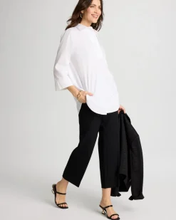 Juliet Lightweight Straight Crop Pants