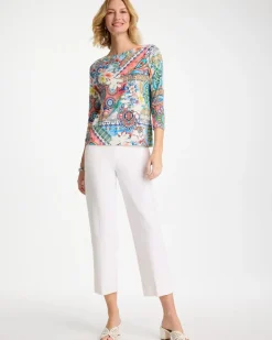 Juliet Lightweight Straight Crop Pants