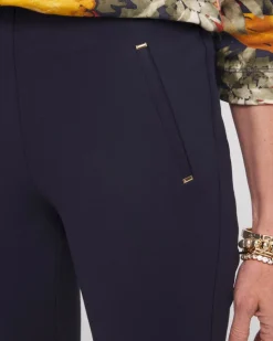 Juliet Slim Trim Detail Ankle Pants