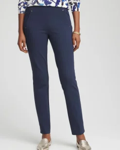 Juliet Slim Trim Detail Ankle Pants