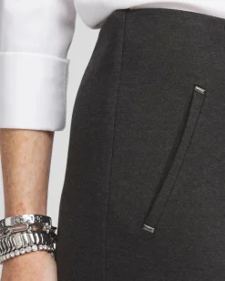 Juliet Trim Detail Ponte Pants