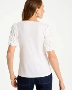 Knit 3D Sleeve Tee