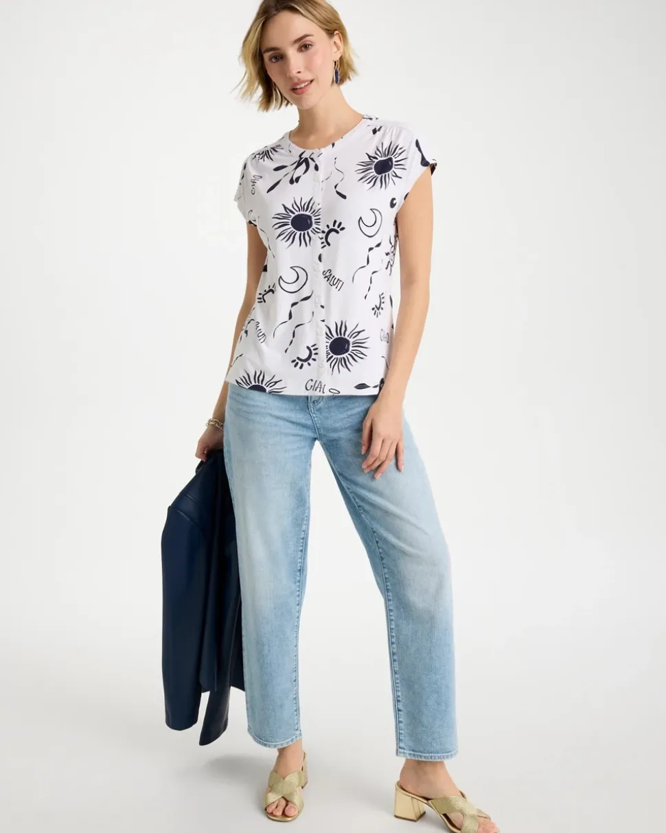 La Playa Refined Button Tee
