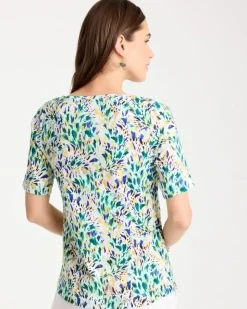 Leafy Swamp Pima Elbow Sleeve Tee