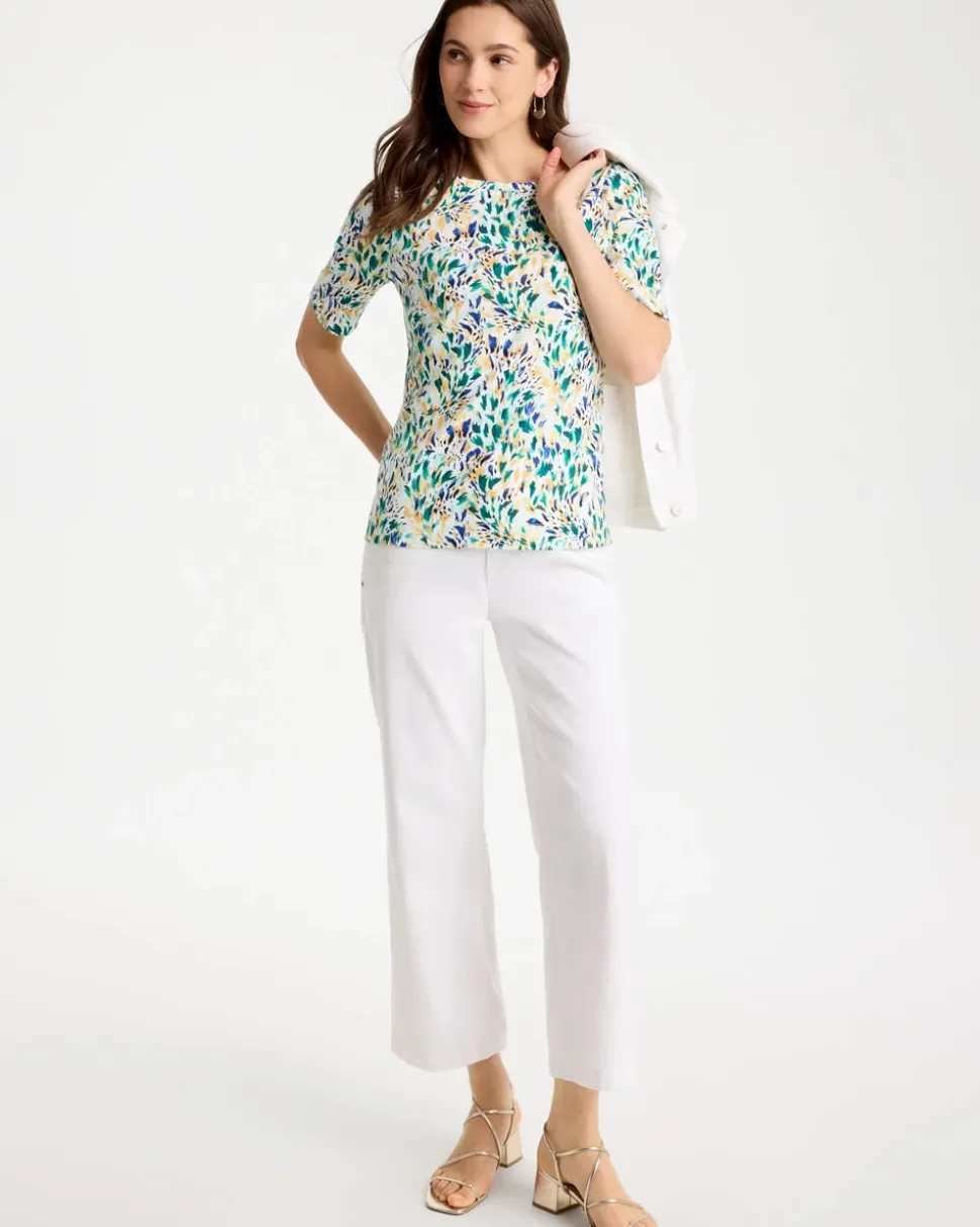 Leafy Swamp Pima Elbow Sleeve Tee