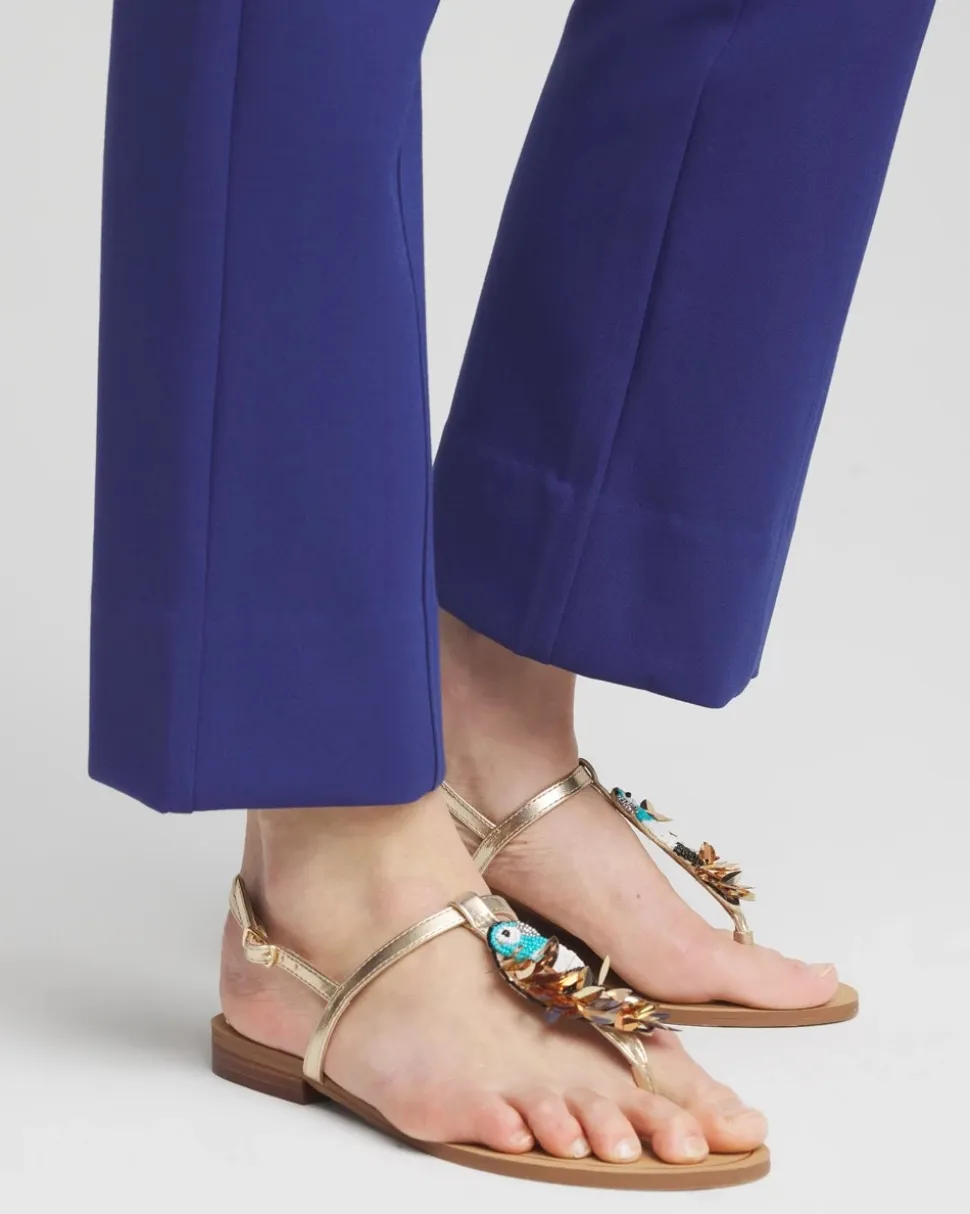 Lightweight Juliet Flared Ankle Pants