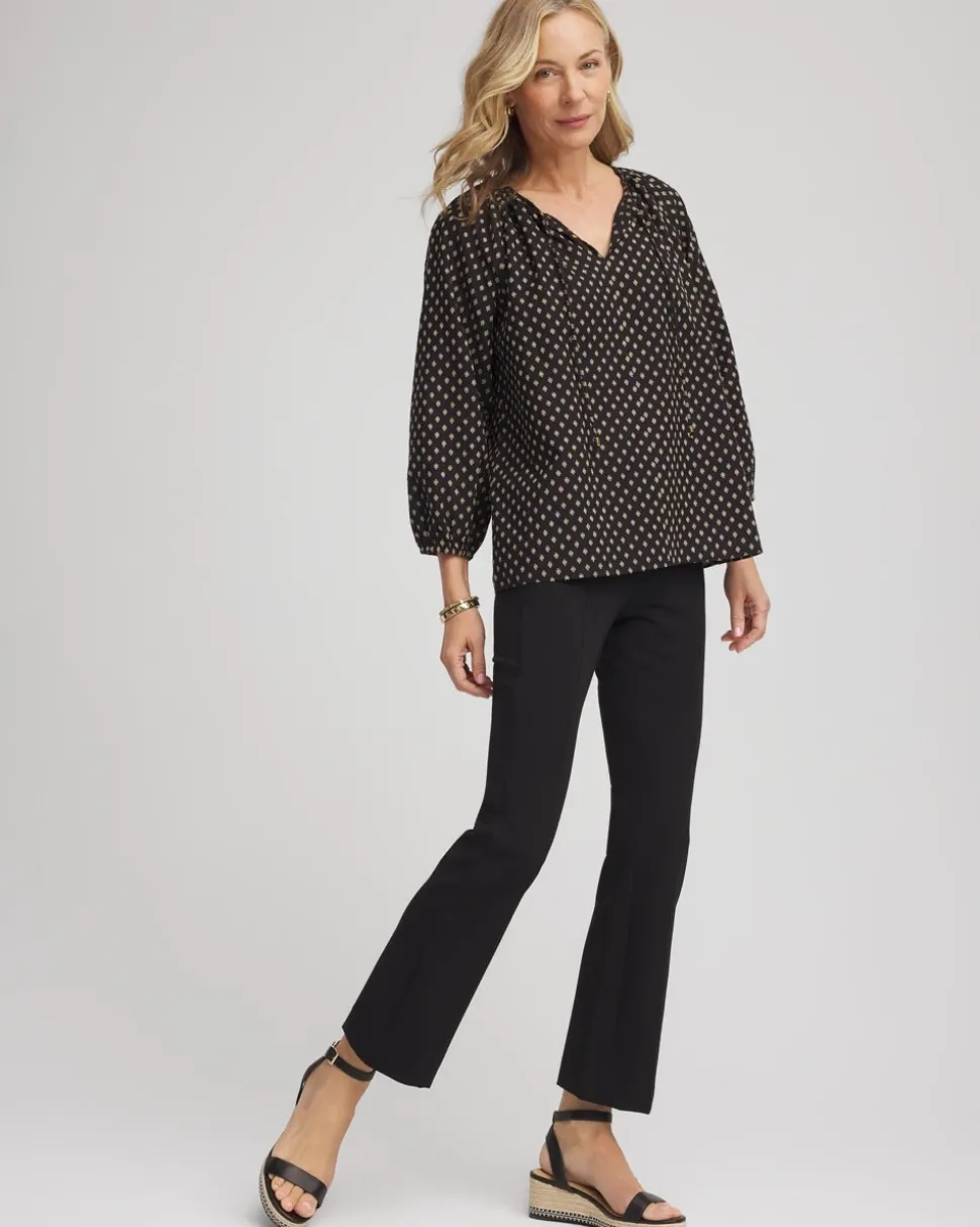 Lightweight Juliet Flared Ankle Pants