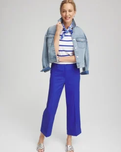 Lightweight Relaxed Straight Cropped Pants