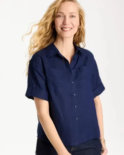 Linen Camp Collared Shirt