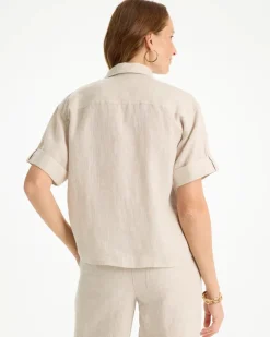 Linen Camp Collared Shirt