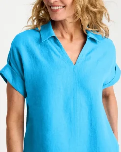 Linen Collared Dress
