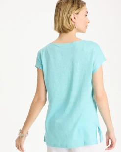 Linen Dolman Tee