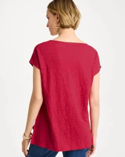 Linen Embellished Sequin Tunic
