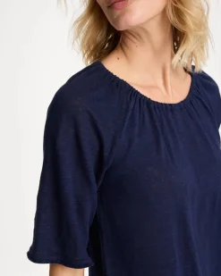 Linen Fringed Tee