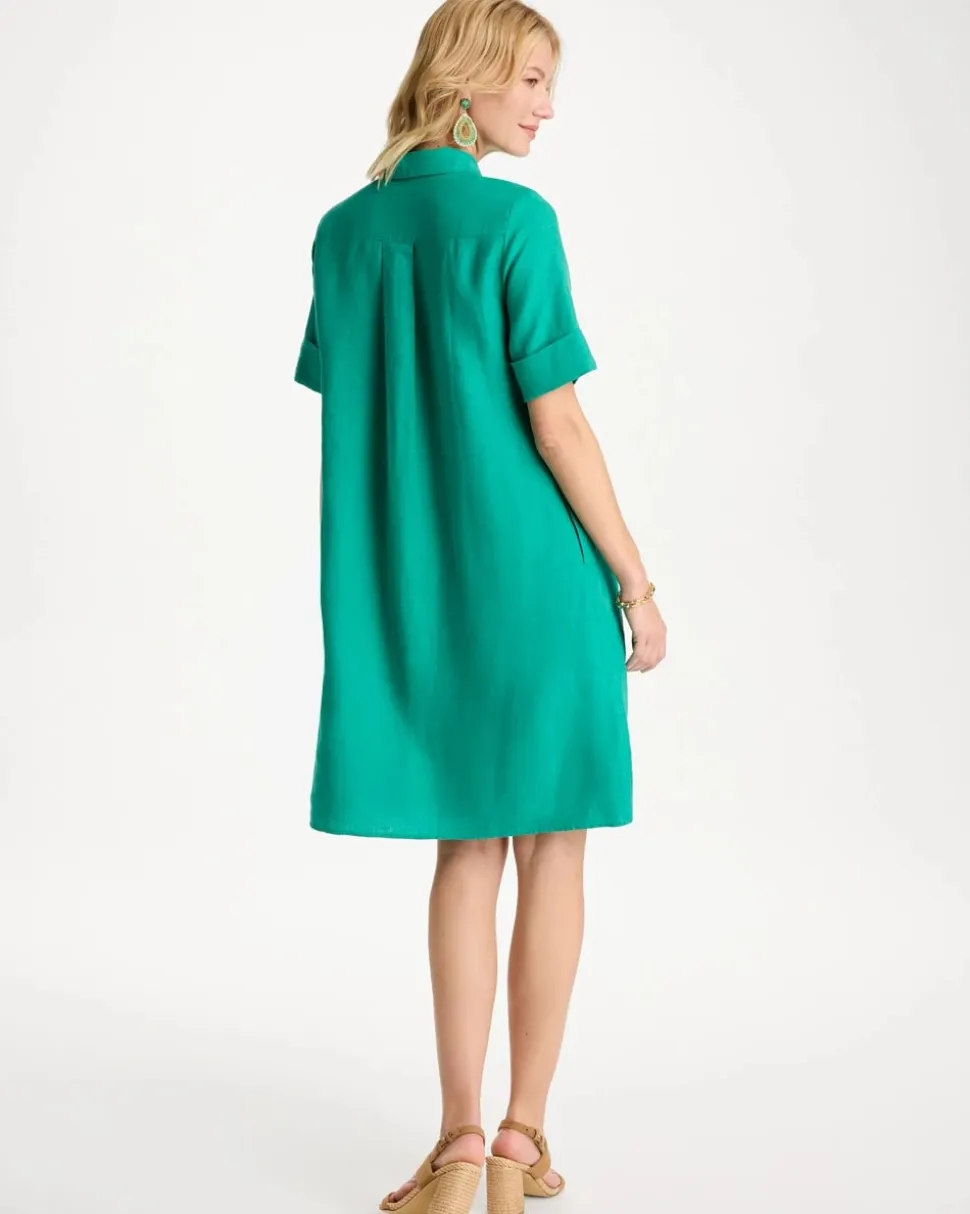 Linen Popover Dress