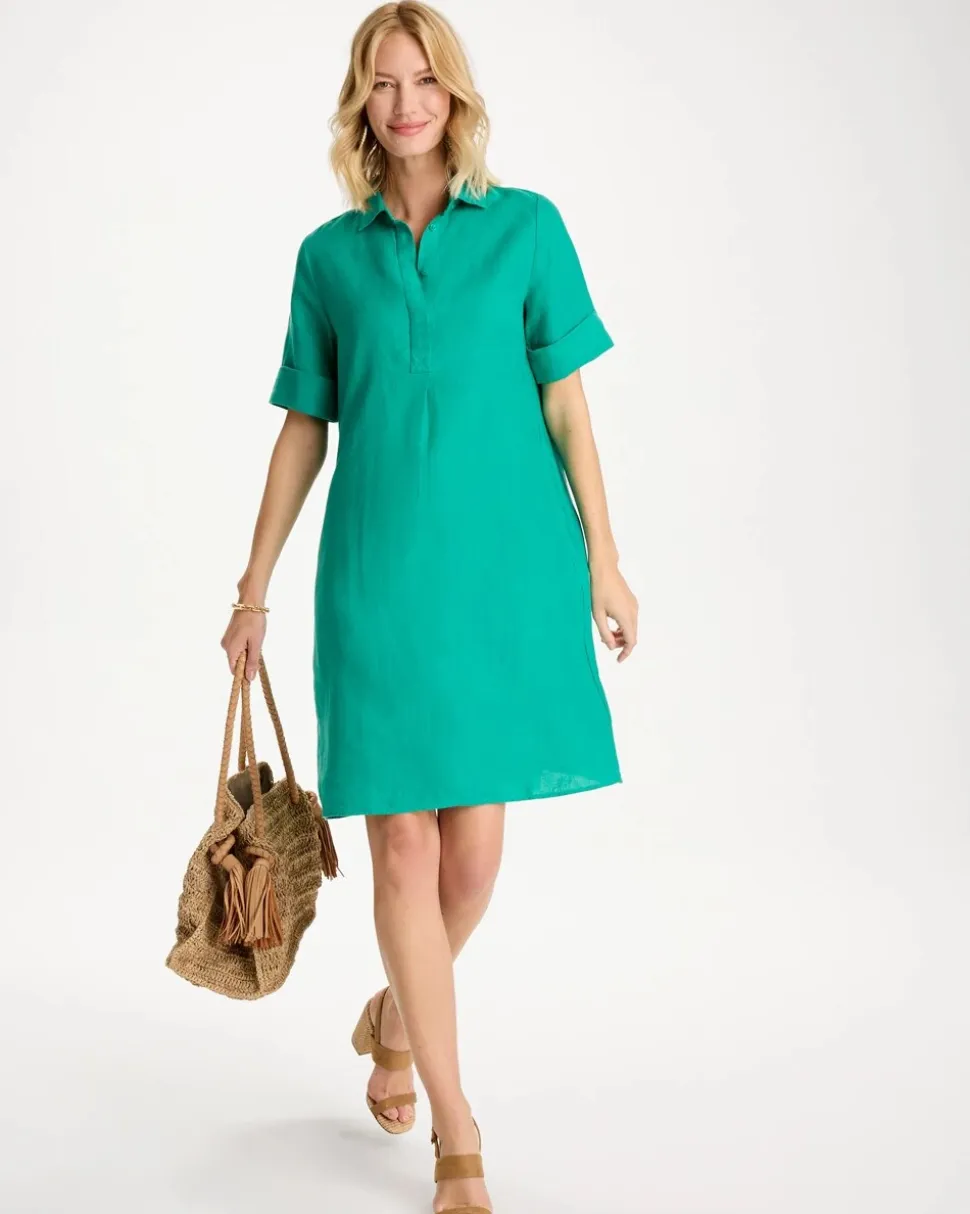 Linen Popover Dress