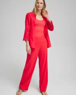 Linen Stretch Relaxed Pants