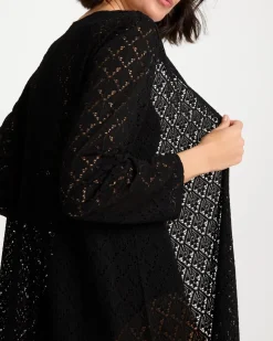 Long Knit Swim Cover-Up