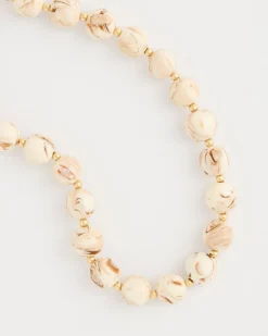 Marbled Resin Necklace