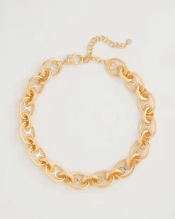Mariner Goldtone Link Necklace