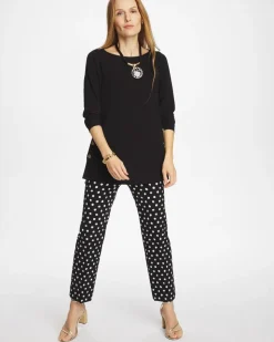 Matte Jersey Button Tunic