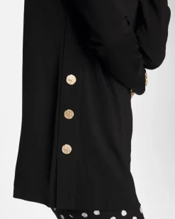 Matte Jersey Button Tunic