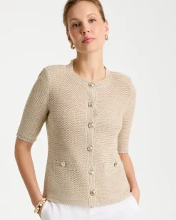 Metallic Lady Jacket Cardigan