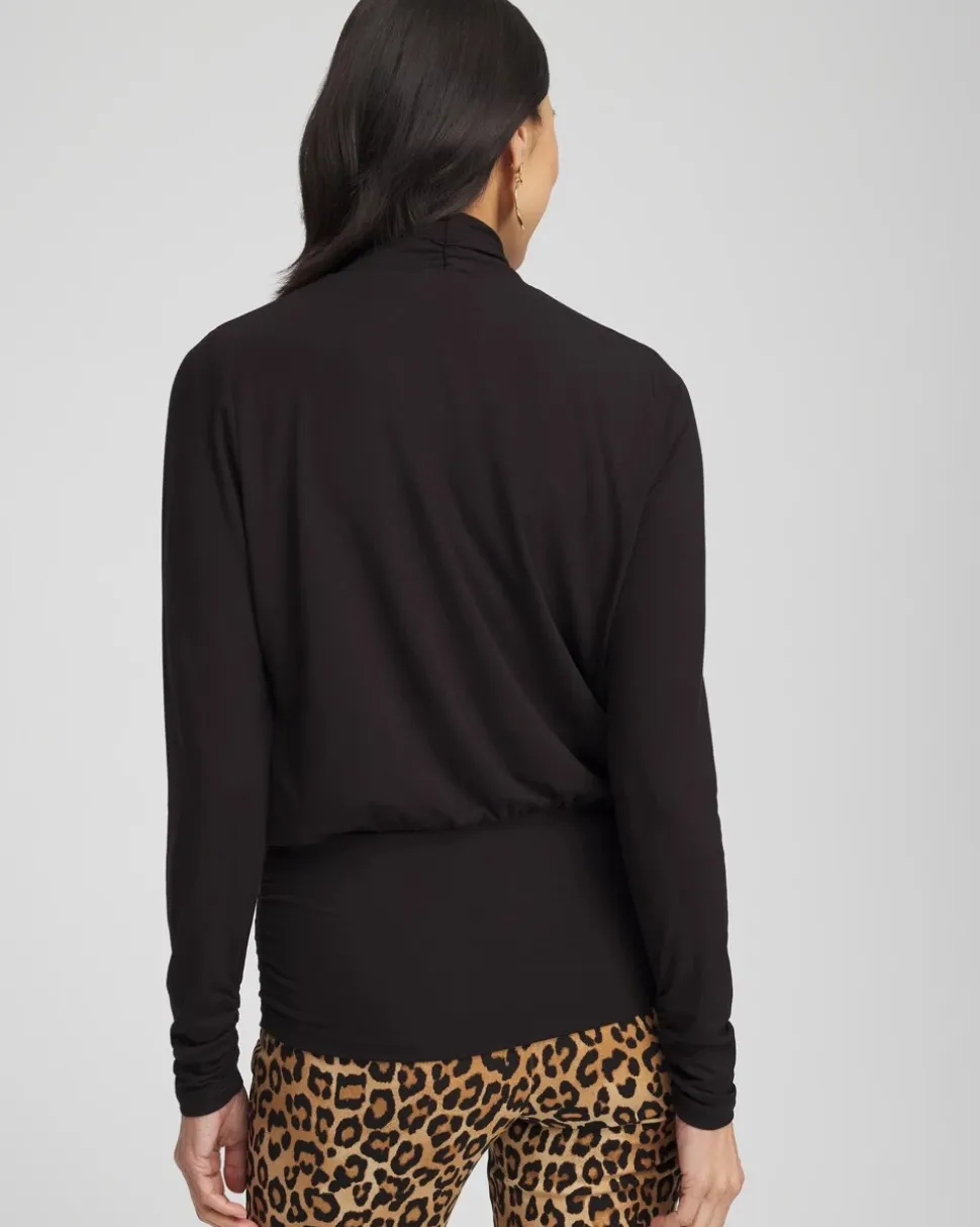 Micke Neck Banded Hem Top