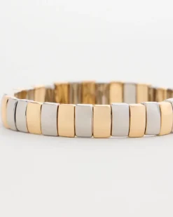 Mixed Metal Watch Band