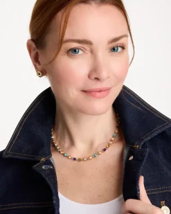 Multi-Color Tennis Necklace