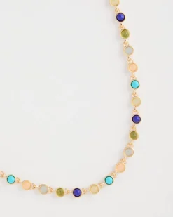 Multi-Color Tennis Necklace
